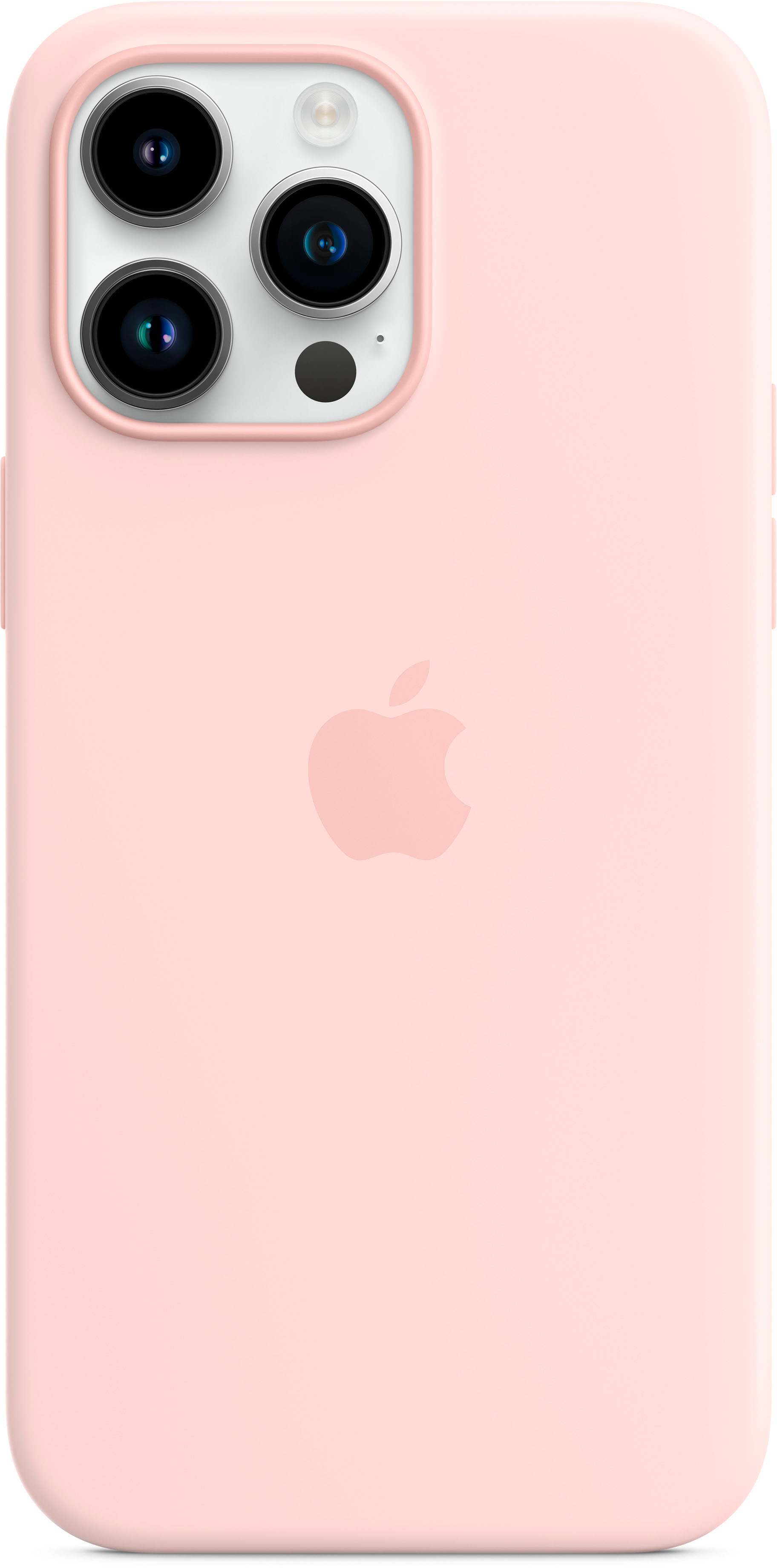 Best Buy: Apple iPhone 14 Pro Max Silicone Case with MagSafe Chalk Pink ...