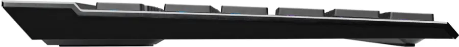 Alt View 16. CORSAIR - K100 Air Wireless Full-Size Bluetooth RGB Mechanical Cherry MX Ultra Low Profile Tactile Switch Gaming Keyboard - Black.