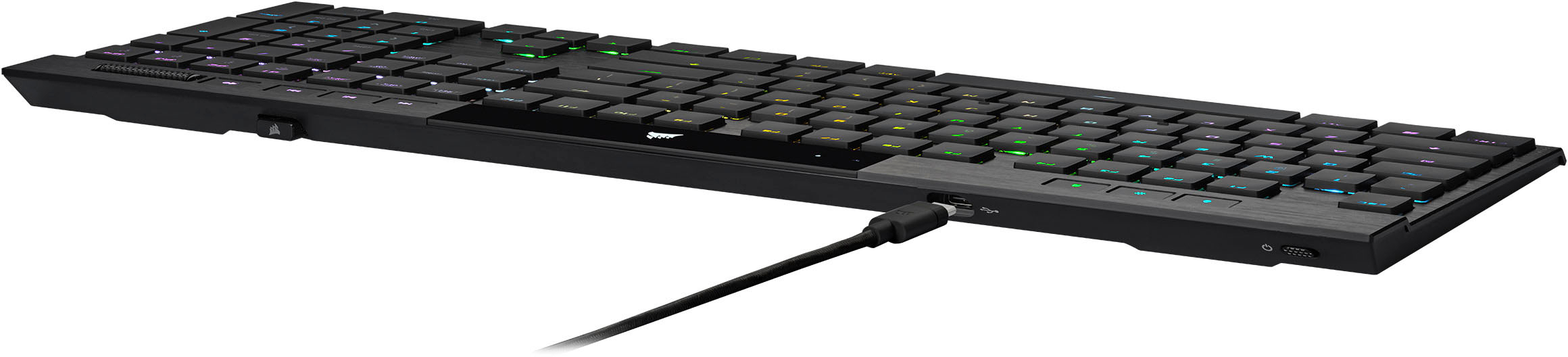 Corsair K100 AIR WIRELESS RGB mécanique ultra-mince, clavier gaming Noir,  Layout États-Unis, Cherry MX