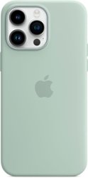 Apple - iPhone 14 Pro Max Silicone Case with MagSafe - Succulent - Left_Zoom