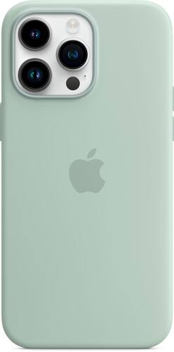 Apple - iPhone 14 Pro Max Silicone Case with MagSafe - Succulent-Left_Standard 