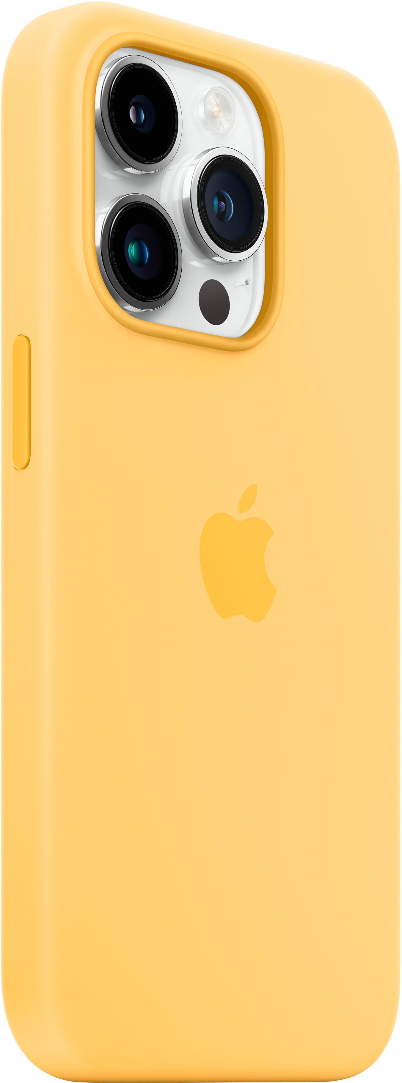 Apple - iPhone 14 Pro Max Silicone Case with MagSafe - Sunglow