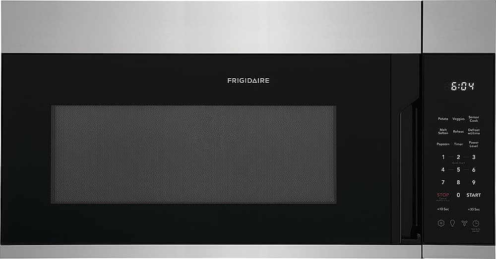 Front. Frigidaire - 1.8 Cu. Ft. Over-The-Range Microwave - Stainless Steel.