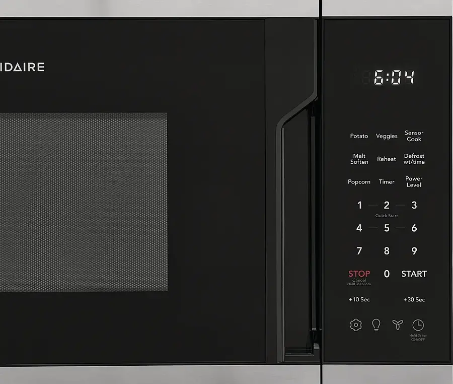 Alt View 12. Frigidaire - 1.8 Cu. Ft. Over-The-Range Microwave - Stainless Steel.
