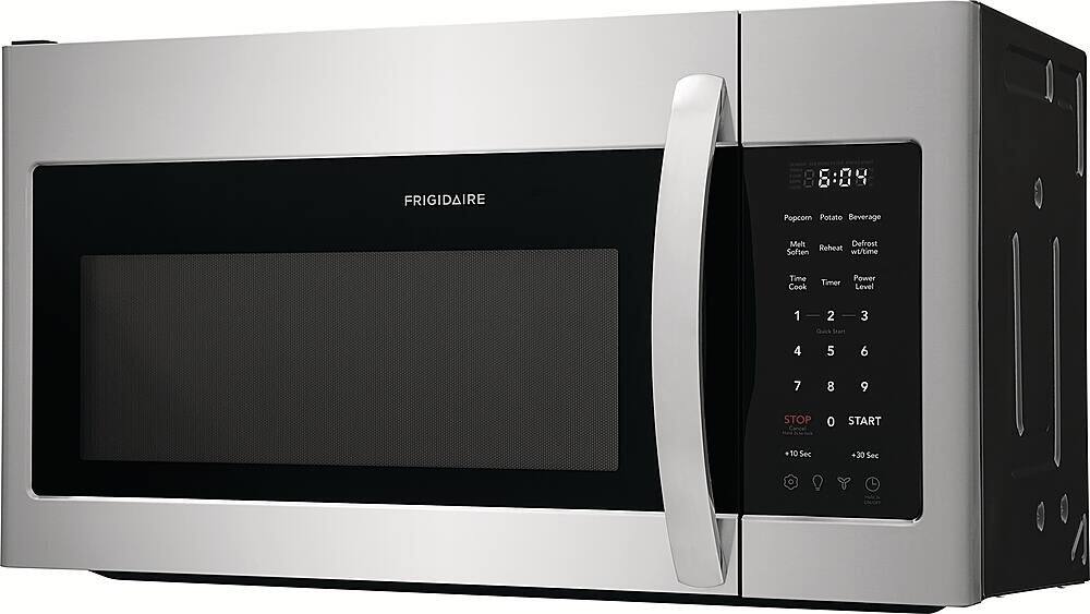 Angle. Frigidaire - 1.8 Cu. Ft. Over-The-Range Microwave - Stainless Steel.