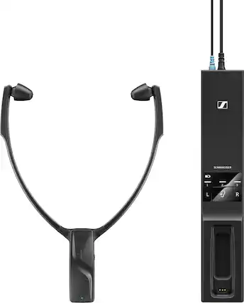 Front. Sennheiser - RS 5200 Digital Wireless Headphone for TV Listening - Black.
