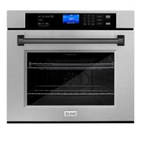 ZLINE - Autograph Edition 30" Built-In Single Electric Wall Oven with Self Clean - Stainless steel - Front_Zoom