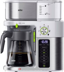 Braun - MultiServe Drip Coffee - White/Stainless Steel - Front_Zoom