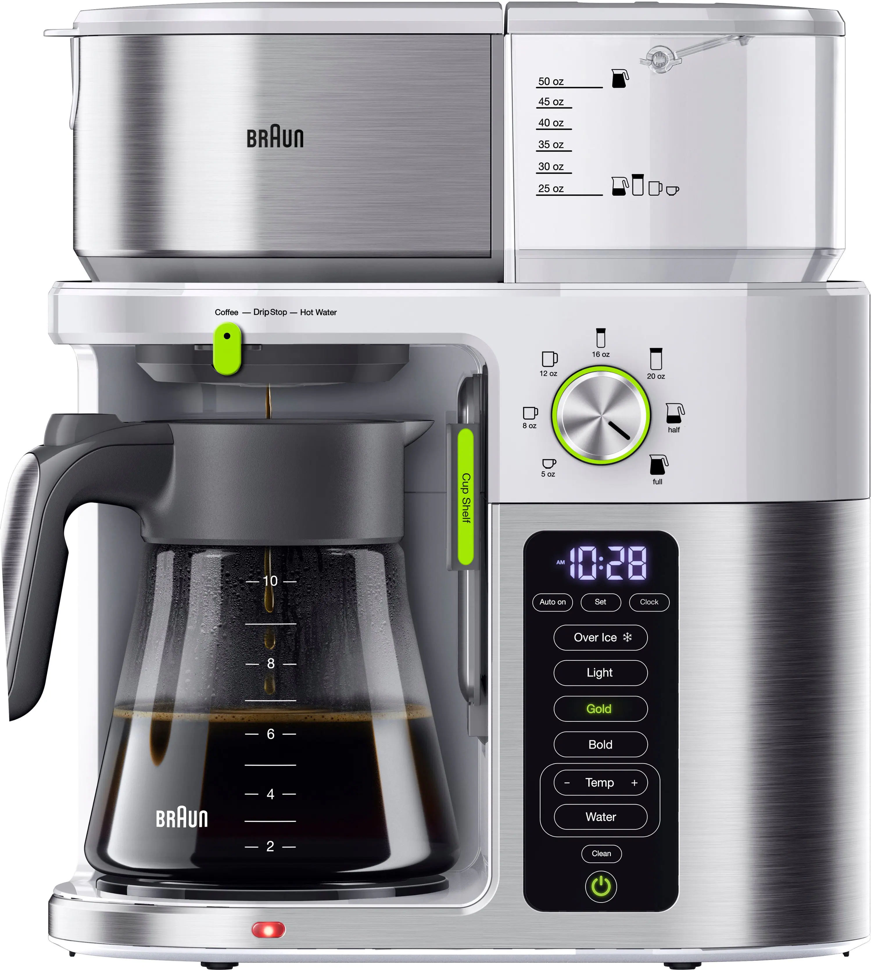 Braun - MultiServe Drip Coffee - White/Stainless Steel