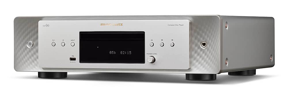 Angle. Marantz - SACD 30N Network SACD/CD Player, Built-in HEOS, Bluetooth & AirPlay2, Pair with Model30 Stereo Amp - Silver Gold.