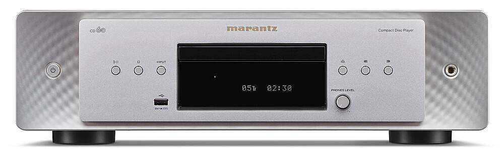 Front. Marantz - SACD 30N Network SACD/CD Player, Built-in HEOS, Bluetooth & AirPlay2, Pair with Model30 Stereo Amp - Silver Gold.