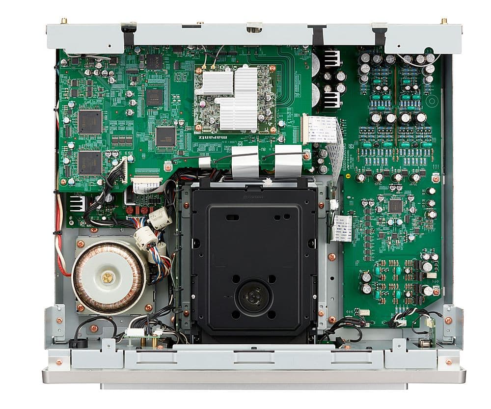 Alt View 11. Marantz - SACD 30N Network SACD/CD Player, Built-in HEOS, Bluetooth & AirPlay2, Pair with Model30 Stereo Amp - Silver Gold.