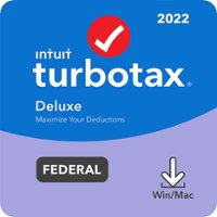 TurboTax - Deluxe 2022 Federal Only + E-file [Download] - Windows, Mac OS [Digital] - Front_Zoom