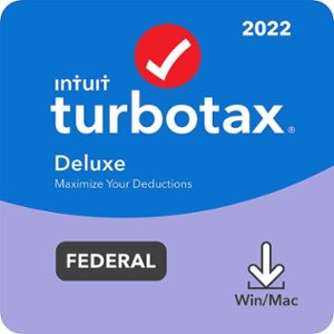 TurboTax - Deluxe 2022 Federal Only + E-file [Download] - Windows, Mac OS [Digital]