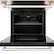 Alt View 21. ZLINE - 30" Autograph Edition Double Wall Oven with Self Clean and True Convection in Stainless Steel and Polished Gold - Multicolor.