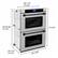 Alt View 14. ZLINE - 30" Autograph Edition Double Wall Oven with Self Clean and True Convection in Matte Black - Stainless Steel.
