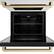 Alt View 16. ZLINE - 30" Autograph Edition Double Wall Oven with Self Clean and True Convection in Champagne Bronze - Stainless Steel.