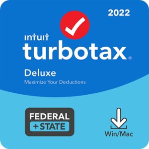 TurboTax - Deluxe 2022 Federal + E-file and State [Download] - Windows, Mac OS [Digital]