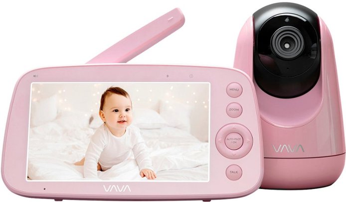 VAVA - Baby Monitor 720P 5" HD Display - Pink