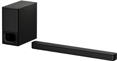 Sony - 2.1ch Soundbar with Powerful Subwoofer and Bluetooth - Black - Front_Zoom