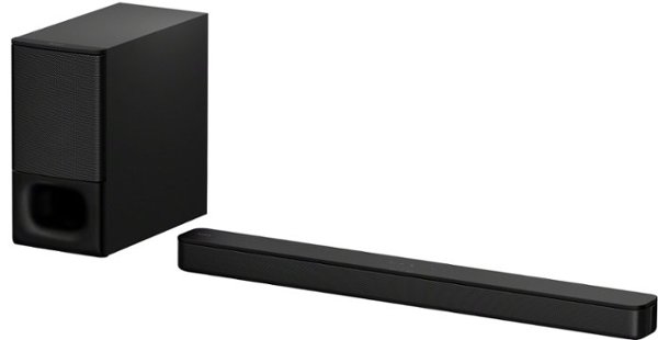 Sony - 2.1ch Soundbar with Powerful Subwoofer and Bluetooth - Black