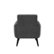 Alt View Zoom 11. Handy Living - Thoms Modern Low-Pile Velour Armchair and Ottoman - Dark Gray.