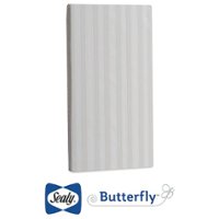 Sealy - Butterfly Waterproof Ultra Firm Crib Mattress and Toddler Mattress - White - Front_Zoom