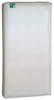 Sealy - Soybean Dream - 2-Stage Dual Firmness Waterproof Toddler & Baby Crib Mattress, Lightweight Soybean Memory Foam - White - Front_Zoom