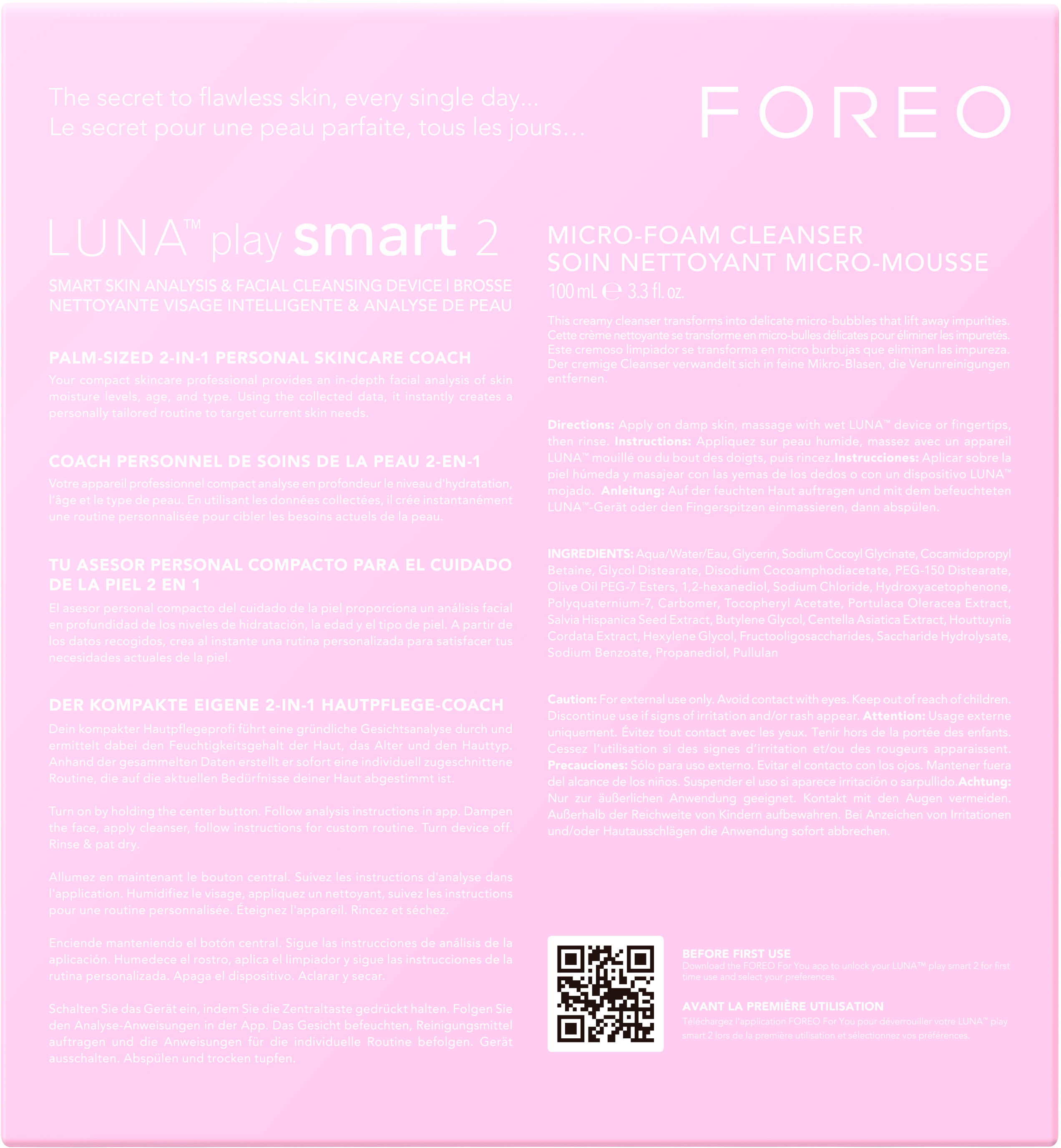 FOREO SKIN SUPREMES Collection: LUNA™ play smart 2 Set F1153 - Best Buy