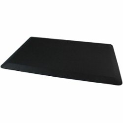 Floortex - Standing Comfort Mat - 20" x 32" - Black - Front_Zoom