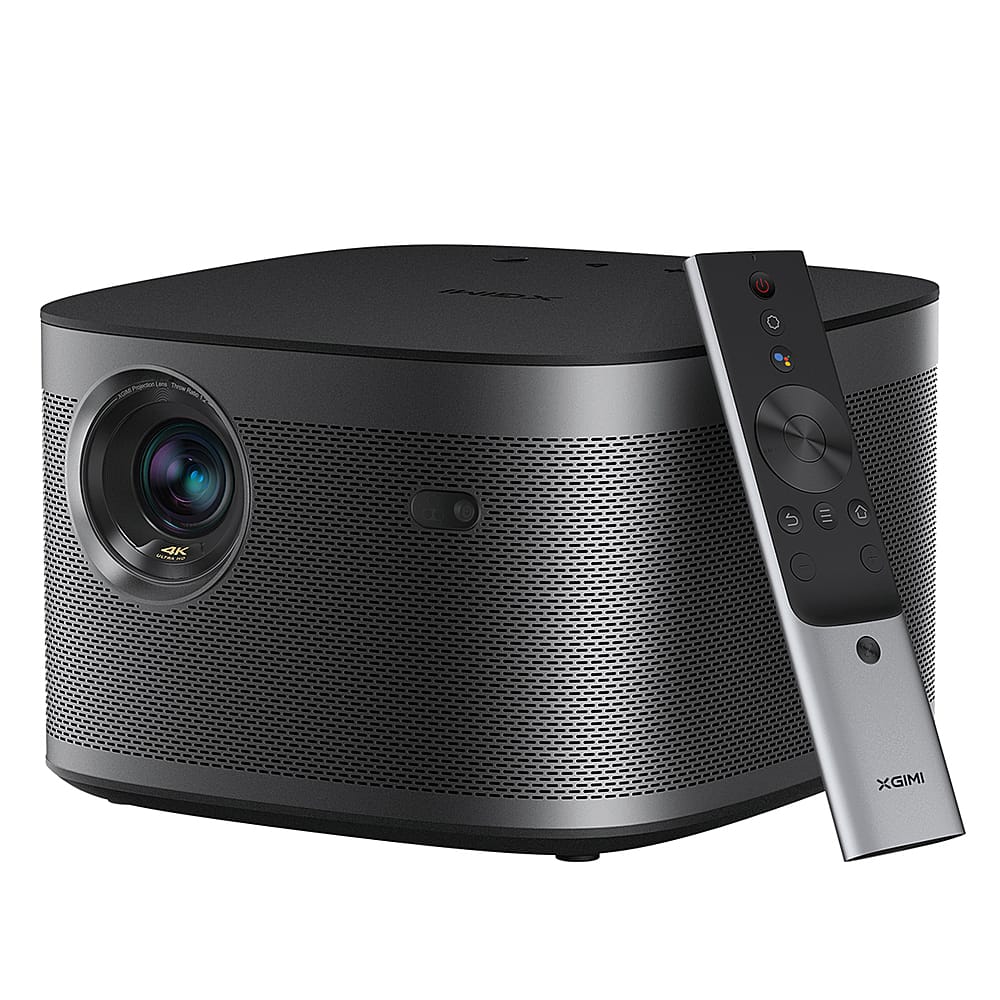 Front. XGIMI - HORIZON Pro 4K Smart Projector with Harman Kardon Speaker and Android TV - Black.