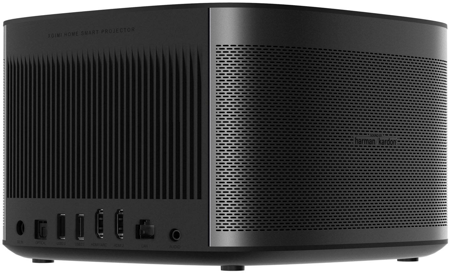Left. XGIMI - HORIZON Pro 4K Smart Projector with Harman Kardon Speaker and Android TV - Black.