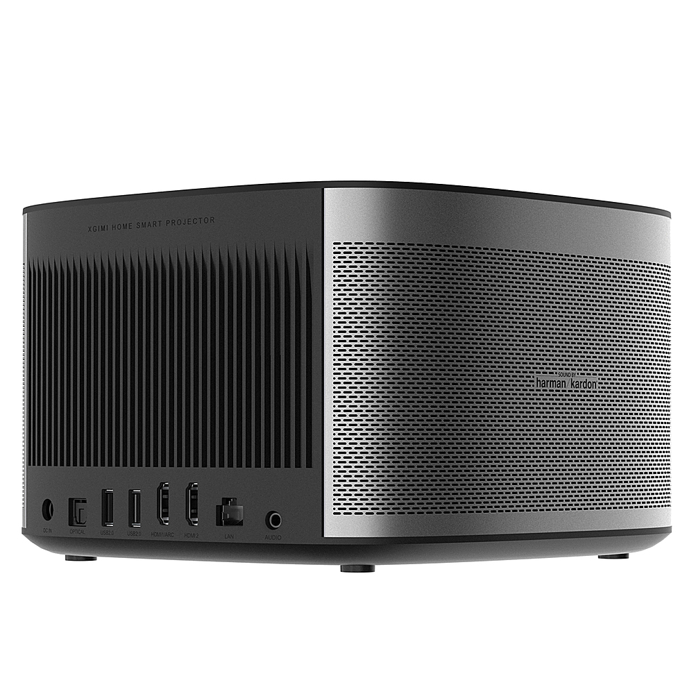 Back View: XGIMI - HORIZON FHD Smart Home Projector with Harman Kardon Speaker and Android TV - Dark Silver
