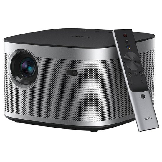 Front Zoom. XGIMI - HORIZON FHD Smart Home Projector with Harman Kardon Speaker and Android TV - Dark Silver.