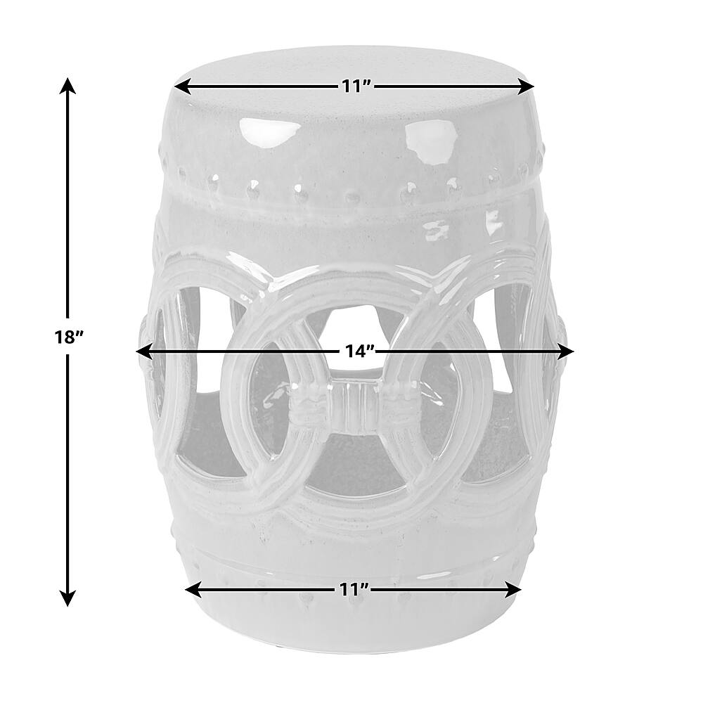 Best Buy Patio Sense Medallion Ceramic Outdoor Garden Stool 63614