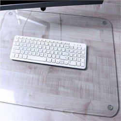 Floortex - Desktex Glass Desk Pad - 20" x 36" - Clear - Front_Zoom