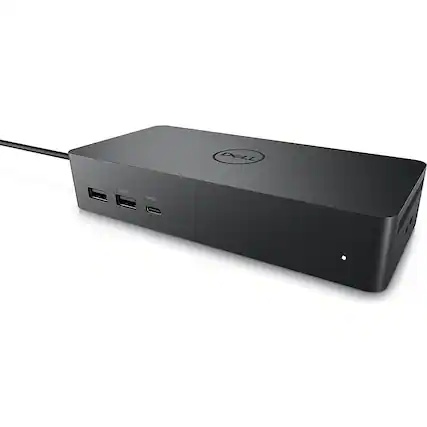 Front. Dell - UD22 Universal USBC Docking Station - Black.