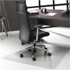 Quartet Glass Chair Mat, 36 inch x 48 inch, Size: 36 x 48, Clear