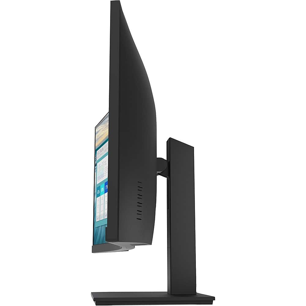Left. HP - 34" VA LCD Curved 100Hz Monitor (USB, HDMI) - Black.