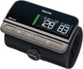 Front. Beurer - Bluetooth One-Piece Blood Pressure Monitor - Black.