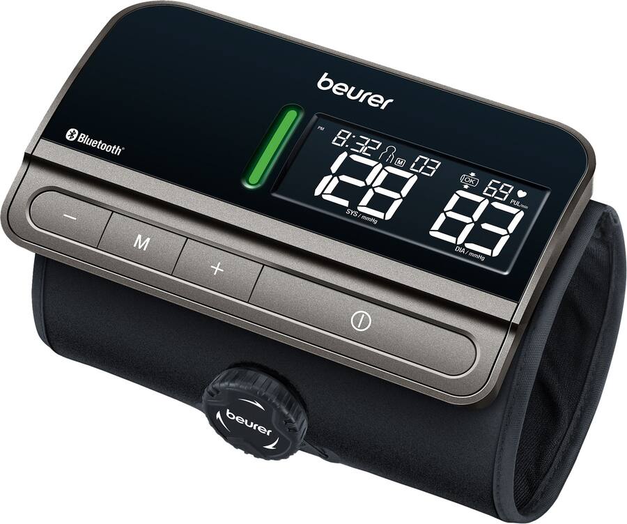 Beurer Bluetooth One-Piece Blood Pressure Monitor Black