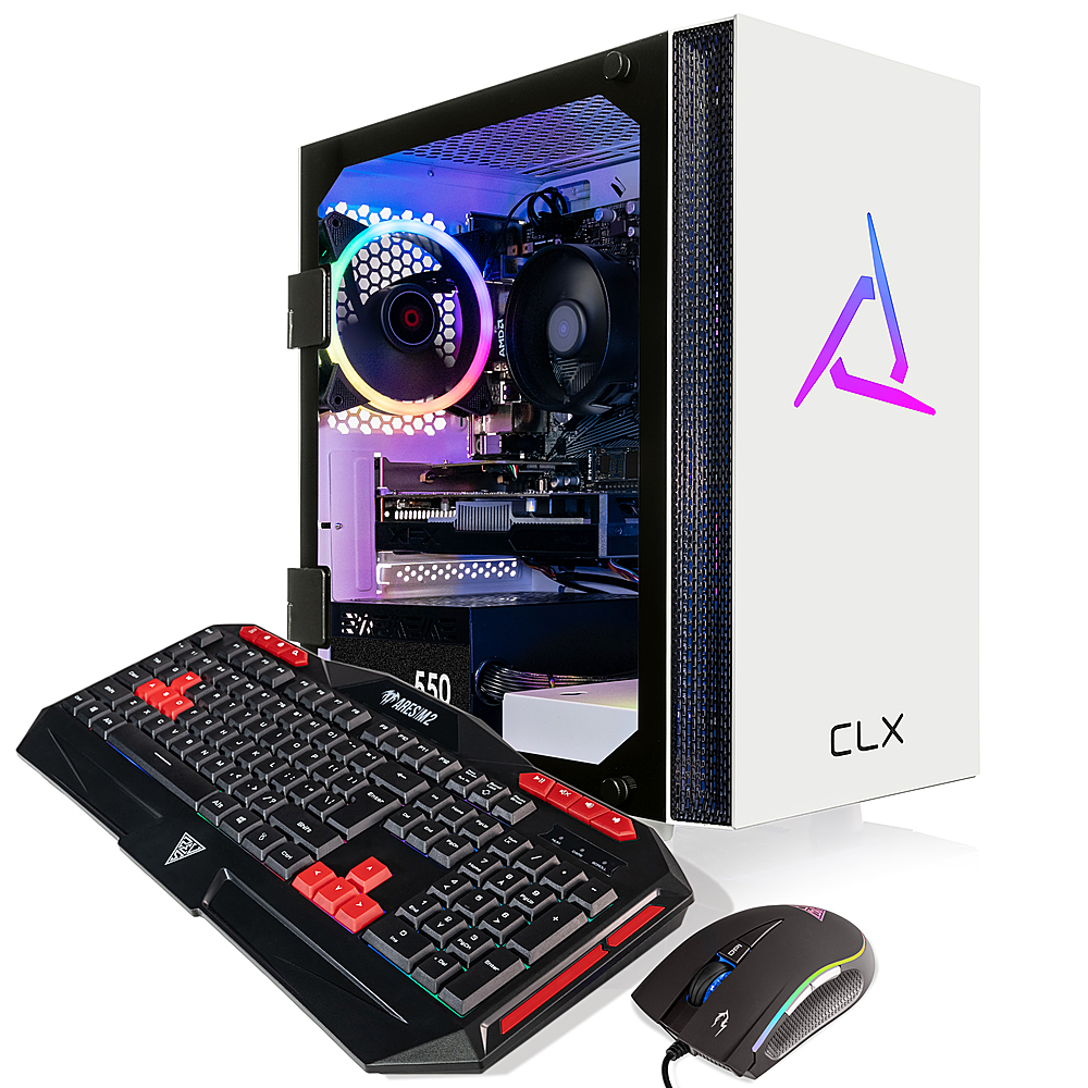 CLX SET Gaming Desktop AMD Ryzen 5 5600 16GB Memory Radeon RX 6400