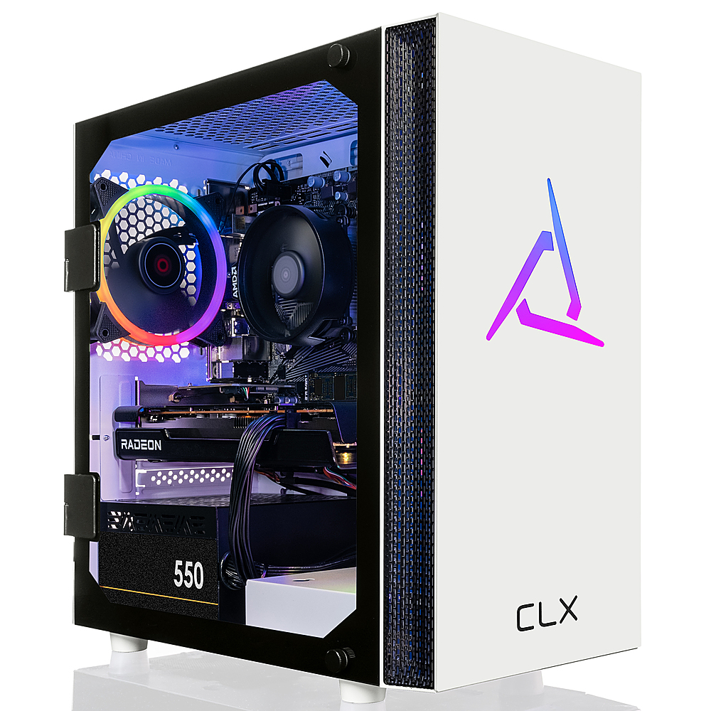 CLX SET Gaming Desktop AMD Ryzen 5 5600 16GB Memory Radeon RX 6500 XT 1TB  M.2 NVMe SSD White TGMSETRXM2508WM - Best Buy