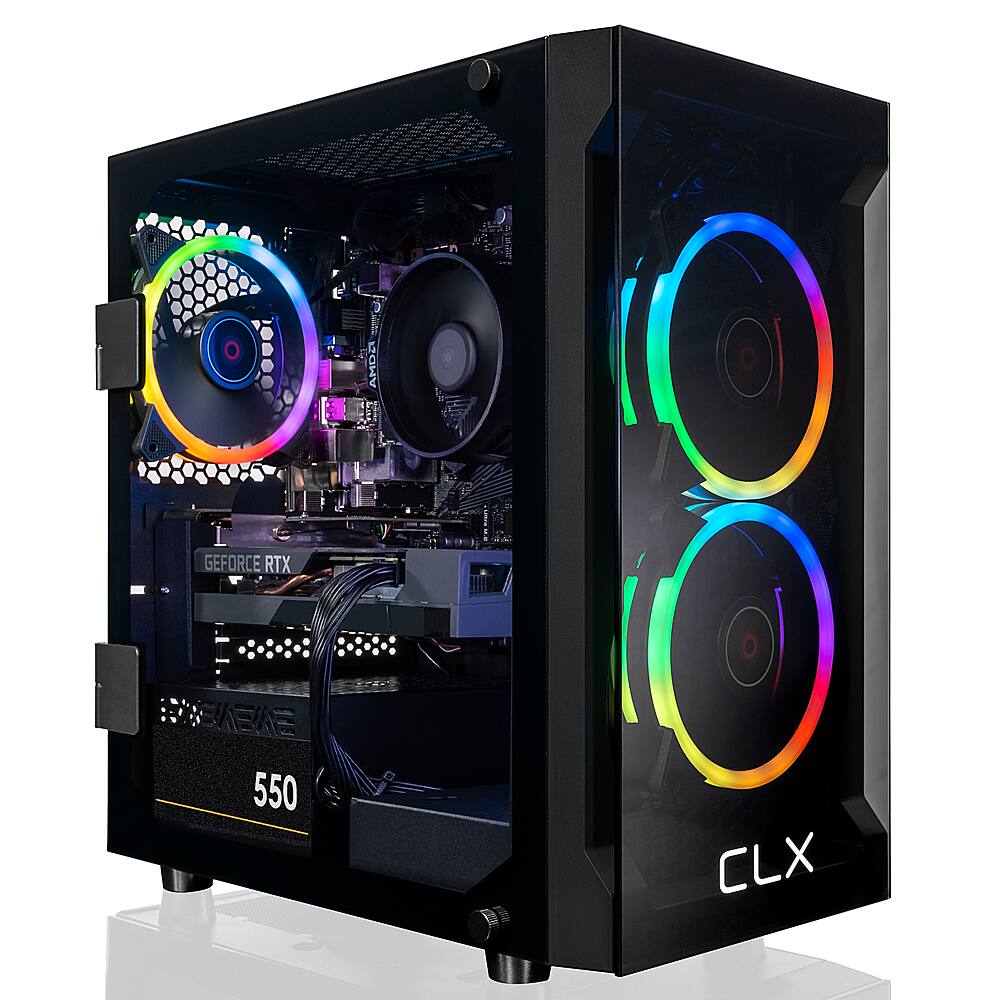 Best Buy: CLX SET Gaming Desktop AMD Ryzen 7 5700X 16GB Memory