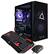 Alt View 2. CLX - SET Gaming Desktop - AMD Ryzen 5 5600 - 16GB Memory - Radeon RX 6600 - 500GB M.2 NVMe SSD + 2TB HDD - Black.