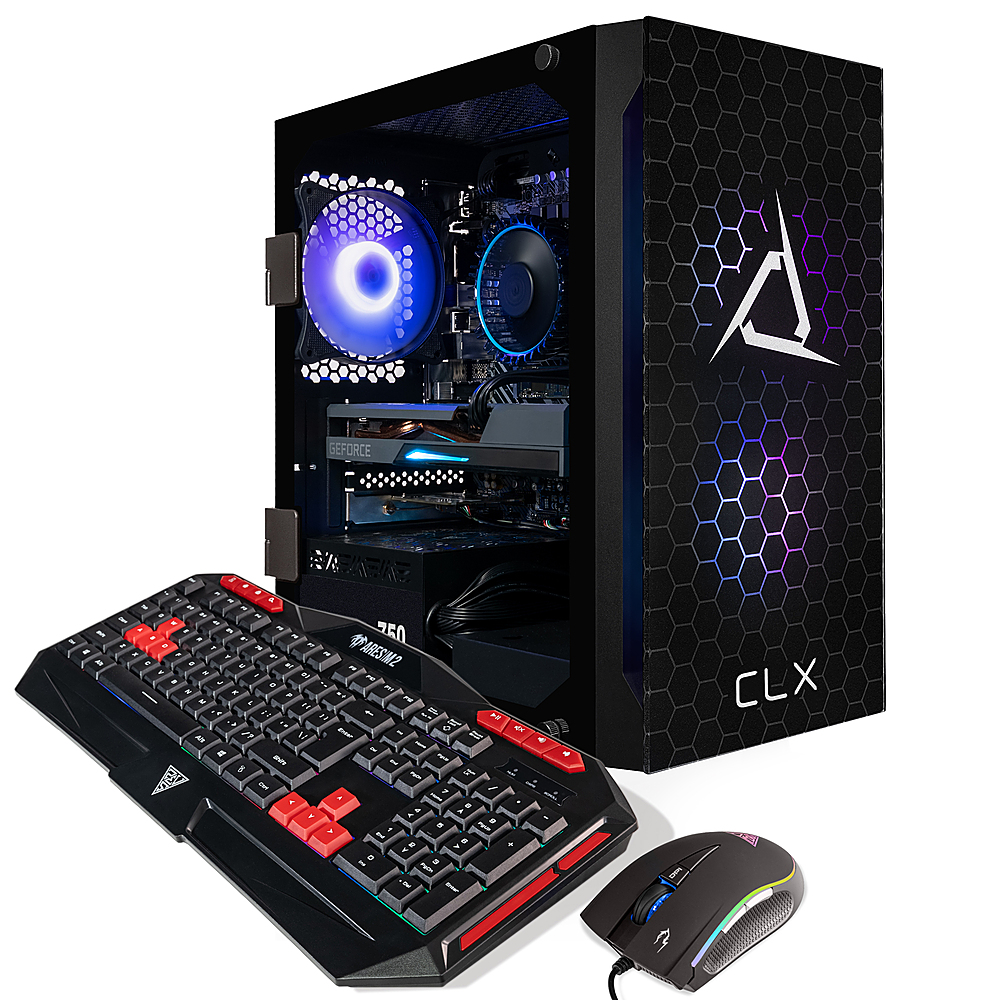 CLX SET Gaming Desktop Intel Core i7 12700F 16GB Memory NVIDIA 