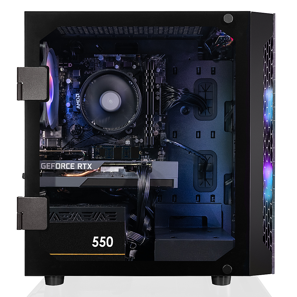 CLX SET Gaming Desktop AMD Ryzen 5 5500 16GB Memory NVIDIA GeForce