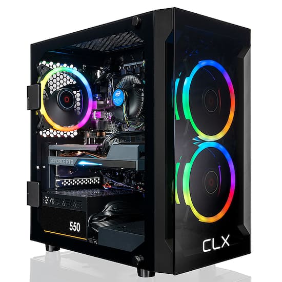 CLX SET Gaming Desktop Intel Core i7 10700F 16GB Memory NVIDIA GeForce RTX 3050 500GB M.2 NVMe SSD + 2TB HDD Black TGMSETRTH2513BM - Best Buy CLX SET Gaming Desktop Intel Core i7 10700F 16GB Memory NVIDIA GeForce RTX 3050 500GB M.2 NVMe SSD + 2TB HDD Black TGMSETRTH2513BM - Best Buy