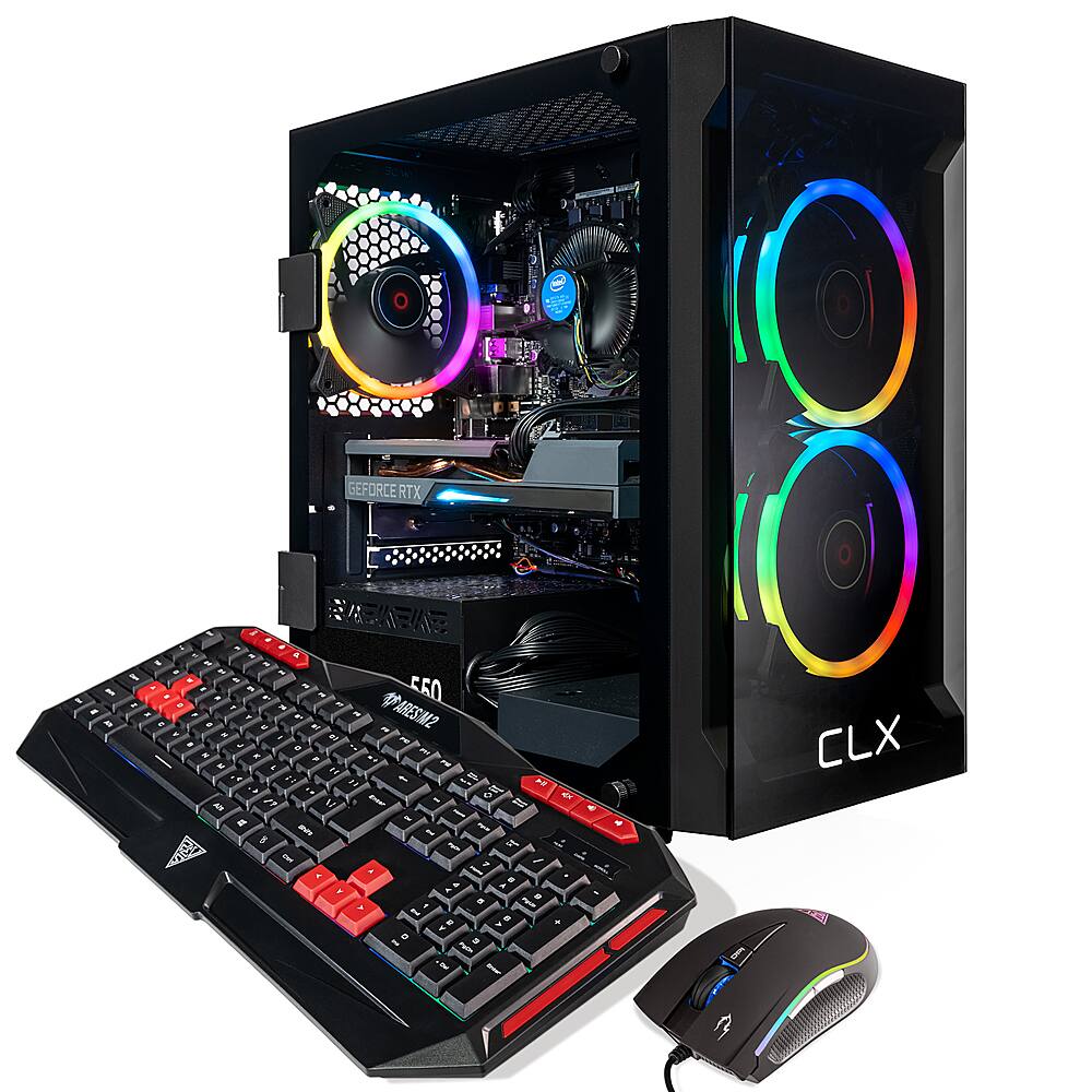 CLX SET Gaming Desktop Intel Core i7 10700F 16GB Memory NVIDIA 