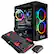 Alt View 2. CLX - SET Gaming Desktop - Intel Core i7 10700F - 16GB Memory - NVIDIA GeForce RTX 3050 - 500GB M.2 NVMe SSD + 2TB HDD - Black.